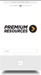 Mobile Screenshot of premiumresourcesllc.com